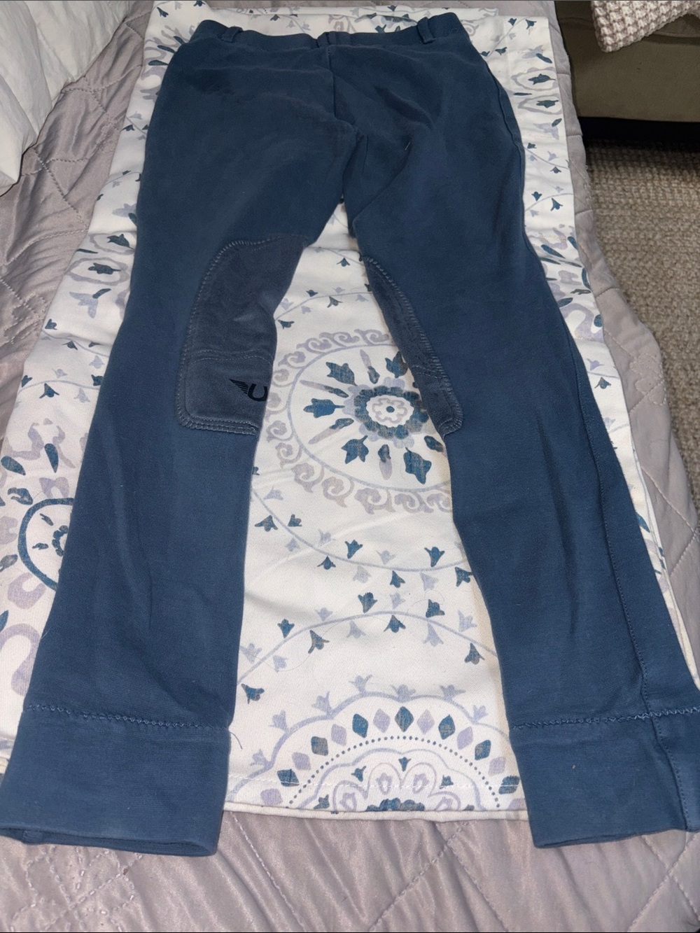 Tuff Rider Kids Navy Riding Breeches sz - Picture 4 of 6